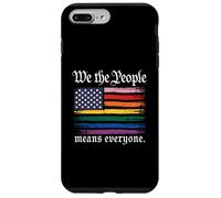 Carcasa para iPhone 7 Plus/8 Plus American Flag Gay Pride Month We The People Means Everyone