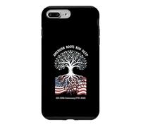 Carcasa para iPhone 7 Plus/8 Plus American Roots Run Deep Patriotic Heritage Flag 4 de Julio 250