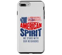 Carcasa para iPhone 7 Plus/8 Plus American Spirit Nosotros El Pueblo Estamos con los vecinos Democracia