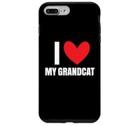 Carcasa para iPhone 7 Plus/8 Plus Amo a mi Abuelo, Divertida Mascota, Abuela, Abuelo, Gato, papá, Amor