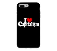 Carcasa para iPhone 7 Plus/8 Plus Amo EL CAPITALISMO del CORAZÓN CAPITALISTAS MERCADOS Libres