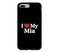 Carcasa para iPhone 7 Plus/8 Plus Amo mi corazón MIA Love MIA