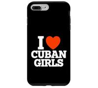 Carcasa para iPhone 7 Plus/8 Plus Amor Cubano Chicas Divertido Corazón Cuba Amante