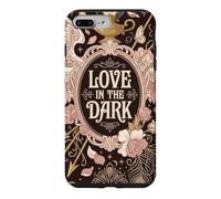 Carcasa para iPhone 7 Plus/8 Plus Amor en la Oscuridad Vintage Angel Wings Floral Romántico Arte