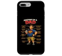 Carcasa para iPhone 7 Plus/8 Plus Anatomy of a Dad Funny Dad Jokes Humor Gifts Father's Day