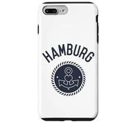 Carcasa para iPhone 7 Plus/8 Plus Ancla de Recuerdo del Elba de Hamburgo con corazón