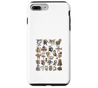 Carcasa para iPhone 7 Plus/8 Plus Animales Divertidos Personajes Locos Ilustración RARA
