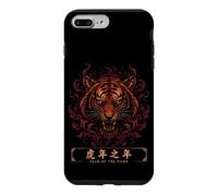 Carcasa para iPhone 7 Plus/8 Plus Año del Tigre Horóscopo Chino Astrología Nacimiento Zodíaco