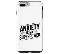 Carcasa para iPhone 7 Plus/8 Plus Ansiedad es mi Superpotencia Cita Motivacional
