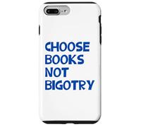 Carcasa para iPhone 7 Plus/8 Plus Anti-Racista Elige Libros No Bigotry Lector Feminista Lectura