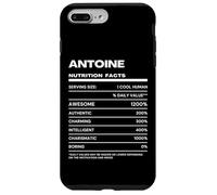 Carcasa para iPhone 7 Plus/8 Plus Antoine Datos de Nutrición Nombre Gracioso