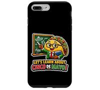Carcasa para iPhone 7 Plus/8 Plus Aprendamos sobre el Taco Divertido Maestro del Cinco de Mayo