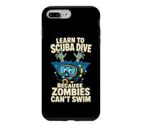Carcasa para iPhone 7 Plus/8 Plus Aprende a bucear Humor Zombi Aventura submarina