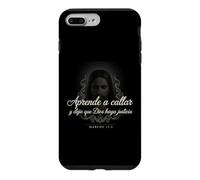 Carcasa para iPhone 7 Plus/8 Plus Aprende a Callar Deja Que Dios Haga Justicia Marcos 15:5