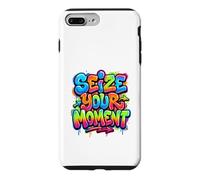 Carcasa para iPhone 7 Plus/8 Plus Aprovecha tu Momento Retro Estética Vibrante