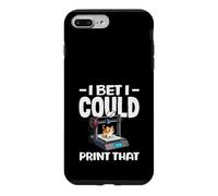 Carcasa para iPhone 7 Plus/8 Plus Apuesto a Que podría Imprimir Ese Divertido Amante de los Gatos con impresión 3D