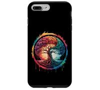 Carcasa para iPhone 7 Plus/8 Plus Árbol de la Vida Naturaleza Colorida Yin Yang Zen Yoga Meditación