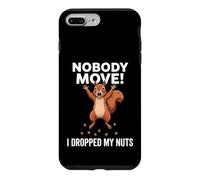 Carcasa para iPhone 7 Plus/8 Plus Ardilla Divertida, Nadie se Mueve, se me cayeron Las Tuercas