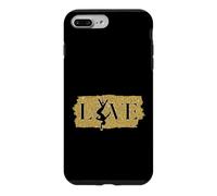 Carcasa para iPhone 7 Plus/8 Plus Aro aéreo de Amor, Regalos de Yoga aéreo, diseño de Pincel de chispas geniales