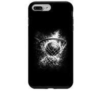Carcasa para iPhone 7 Plus/8 Plus Aro de Baloncesto flameante Fiery and Slam Dunk