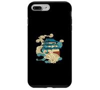 Carcasa para iPhone 7 Plus/8 Plus Arte Asiático Tradicional Edificio Japonés Océano Ola