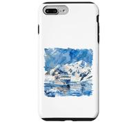 Carcasa para iPhone 7 Plus/8 Plus Arte de Acuarela de Crucero de la Antártida