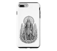 Carcasa para iPhone 7 Plus/8 Plus Arte de Nuada Celtic Silver Hand Warrior King Line