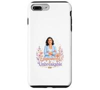 Carcasa para iPhone 7 Plus/8 Plus Arte Floral de Fuerza de Mujer irrompible empoderada