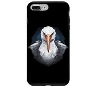 Carcasa para iPhone 7 Plus/8 Plus Arte geométrico del patín del pájaro del Albatros,Lindo Amante de los Albatros