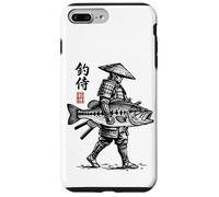 Carcasa para iPhone 7 Plus/8 Plus Arte japonés Vintage de samuráis, Pescadores, Pesca de lubina