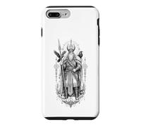 Carcasa para iPhone 7 Plus/8 Plus Arte mitológico de Las runas del Cuervo nórdico de Odin, Todos los Padres