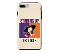 Carcasa para iPhone 7 Plus/8 Plus Arte Pinup Vintage de Brujas de Stirring Up Trouble