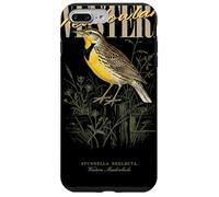 Carcasa para iPhone 7 Plus/8 Plus Arte Vintage de observación de Aves de Western Meadowlark Love Birds