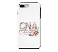 Carcasa para iPhone 7 Plus/8 Plus Asistente de enfermería certificada por CNA Tropical Flowers Summer Girl