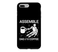 Carcasa para iPhone 7 Plus/8 Plus Assemble Dad Coffee Funny DIY Assembly Schematic