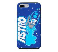 Carcasa para iPhone 7 Plus/8 Plus Astro BOT with Dog Rocket Space Exploring Video Game