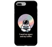 Carcasa para iPhone 7 Plus/8 Plus Astronaut Cosmonaut Coffee Cafe Spacewalk Gift