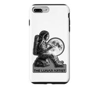 Carcasa para iPhone 7 Plus/8 Plus Astronauta Dibujo Luna Sketch Espacio Artista Gráfico