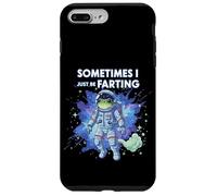 Carcasa para iPhone 7 Plus/8 Plus Astronauta Rana A Veces Solo Estar Pedos Divertido Espacio Meme