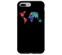 Carcasa para iPhone 7 Plus/8 Plus Atlas de Bandera del país del Mapa del Mundo