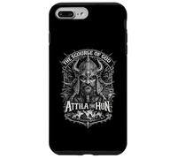 Carcasa para iPhone 7 Plus/8 Plus Attila el Hun Azote de Dios Guerrero Retrato Arte Oscuro
