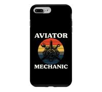 Carcasa para iPhone 7 Plus/8 Plus Aviator Mechanic Retro Aircraft Engine Aviation