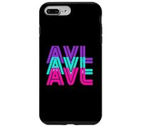 Carcasa para iPhone 7 Plus/8 Plus AVL Retro Weird Asheville NC Souvenirs Blue Ridge Idea de Regalo