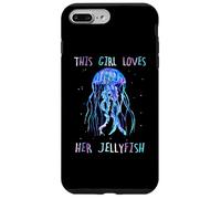 Carcasa para iPhone 7 Plus/8 Plus Awesome Cute Underwater This Girl Loves Her Jellyfish