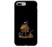 Carcasa para iPhone 7 Plus/8 Plus Baba Yaga Cabaña Patas de Gallina Mitología Eslava Oscura