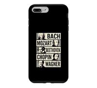 Carcasa para iPhone 7 Plus/8 Plus Bach Mozart Beethoven Chopin Wagner Iconos Clásicos