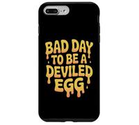Carcasa para iPhone 7 Plus/8 Plus Bad Day To Be A Deviled Egg Funny Picnic Food Design LOL Wow