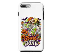 Carcasa para iPhone 7 Plus/8 Plus Bad to The Bone Esqueleto Halloween Retro Temporada Espeluznante