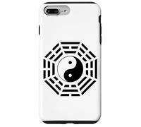 Carcasa para iPhone 7 Plus/8 Plus Bagua Espejo Feng Shui Diseño Yin/Yang Ocho Trigramas Símbolo