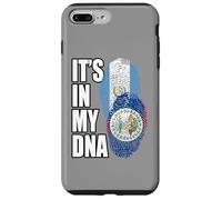 Carcasa para iPhone 7 Plus/8 Plus Bandera de ADN de Belice y Guatemala, Regalo de Patrimonio